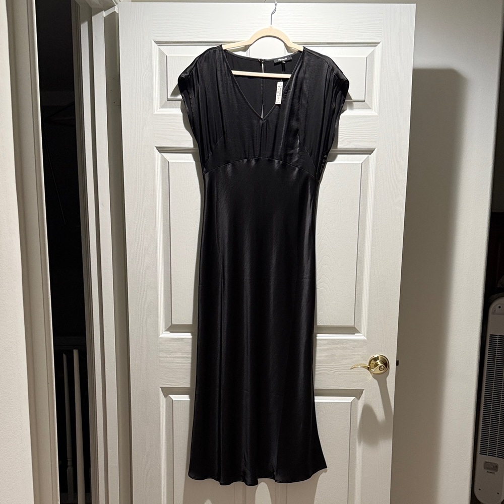 Madewell Black Midi Dress